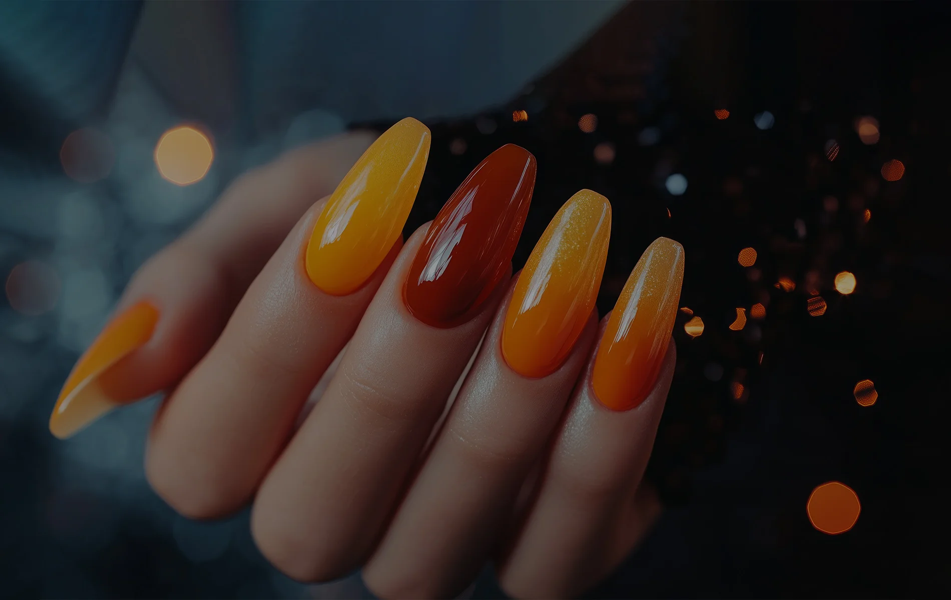 Orange Nails And Spa